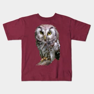 Low Poly Owl Kids T-Shirt